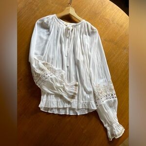 Ramy Brook white blouse MEDIUM